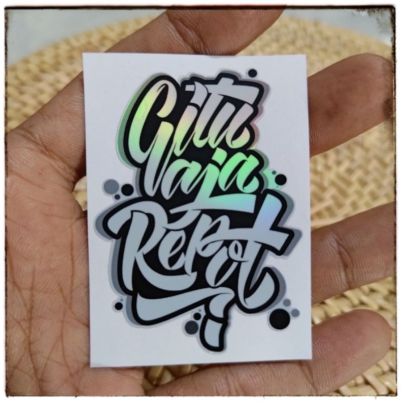 

sticker K23, sticker gitu aja kok repot helogram