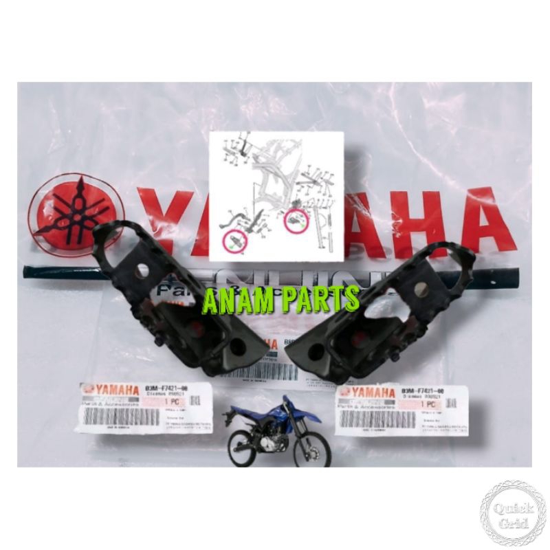 STEP FOOT STEP DEPAN WR155 WR 155  (B3M) ORIGINAL YAMAHA