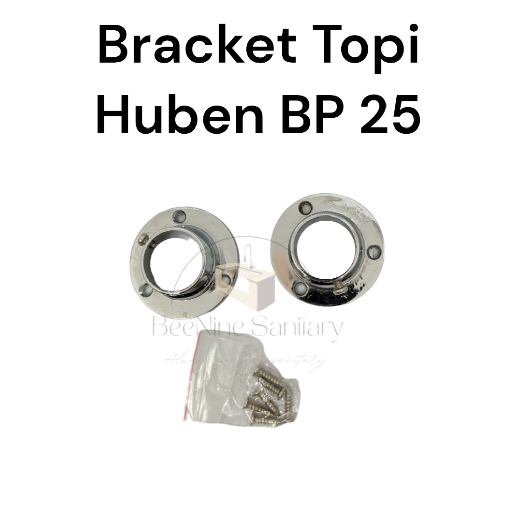 Bracket Pipa Topi BP-25 HUBEN / Bracket Topi / Bracket Pipa 1"  / Tutup Dop Pipa / Bracket Gantungan