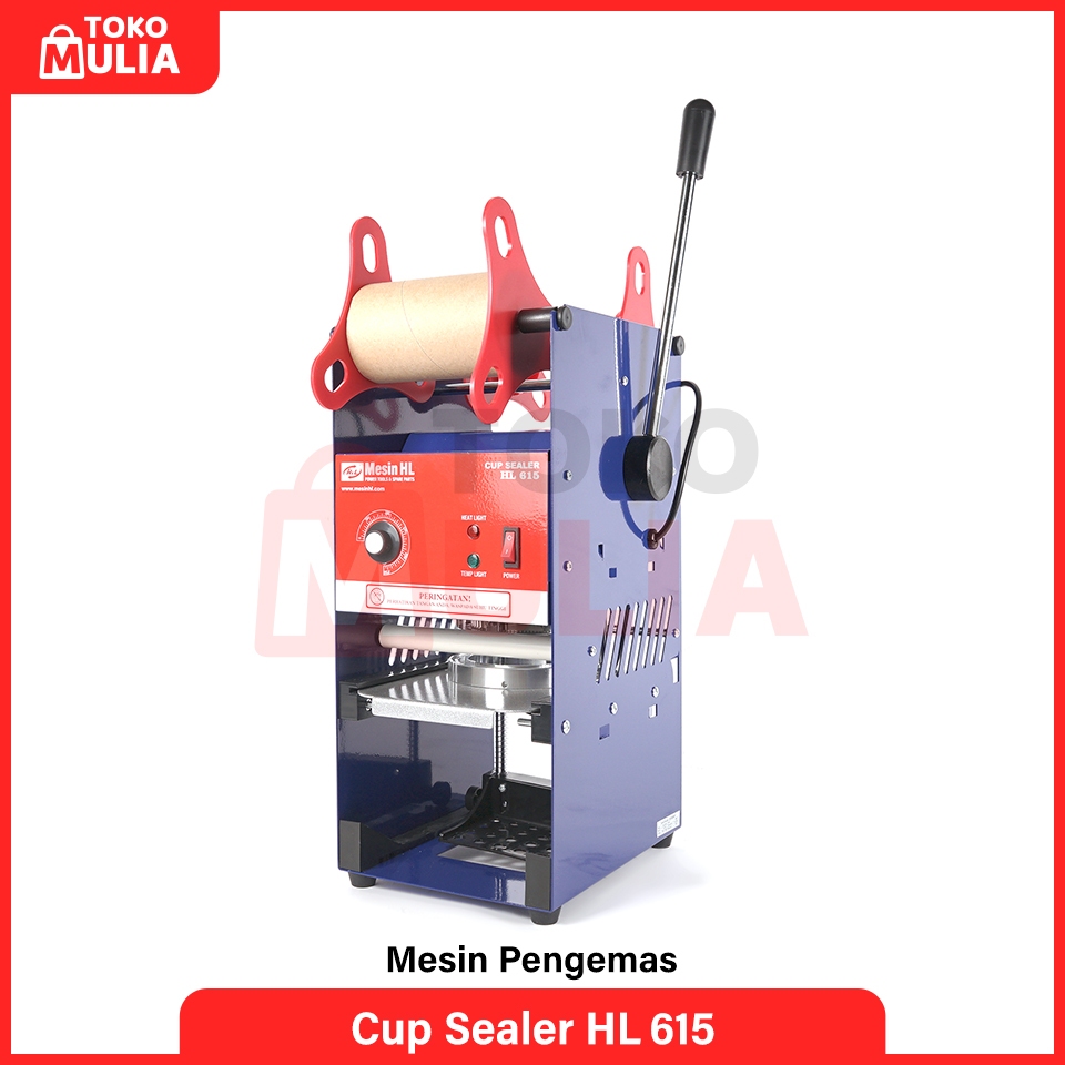 Cup Sealer Mesin Press Gelas HL 615 Untuk Gelas Ukuran 22oz