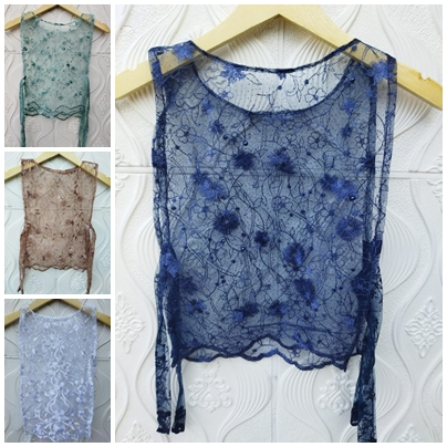 Promo Vest Anak Tile Tali Premium Usia 2 3 tahun Atasan Baju Rompi Outer Brokat Rompi Kondangan Tanp