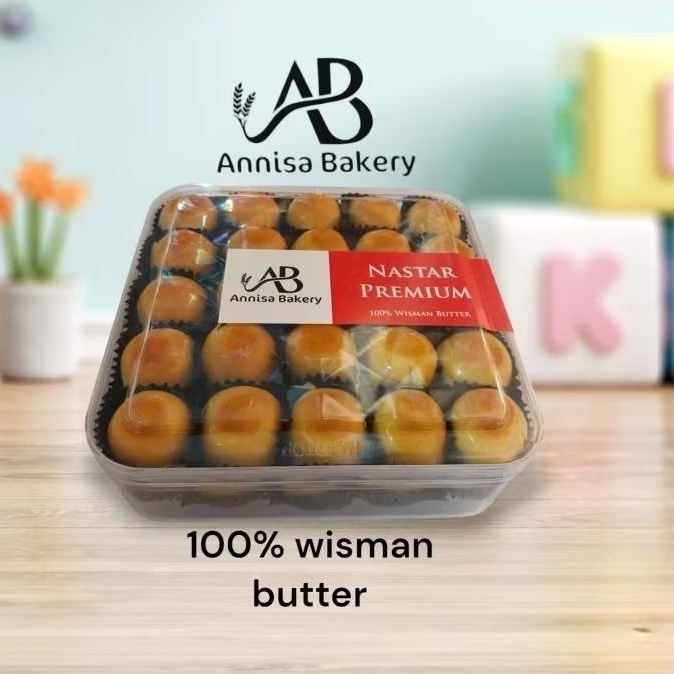 

Annisa Bakery / Nastar 100% full wisman / Nastar Asli Butter wisman / Nastar Original (500gr)