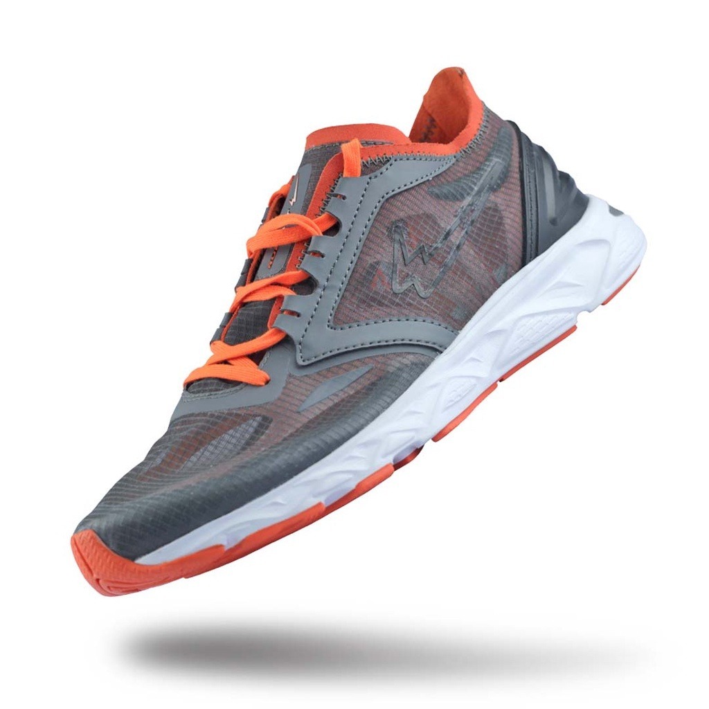 TERBATAS Eagle Jaguar 2 Abu Tua Orange Senja – Running Shoes TASRN584 M Original Only
