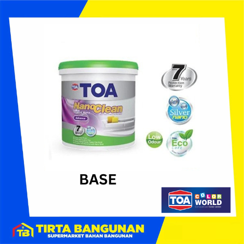 TOA NANOCLEAN ADVANCE CAT TEMBOK TINTING HARGA BY REQUEST WARNA 20 LITER