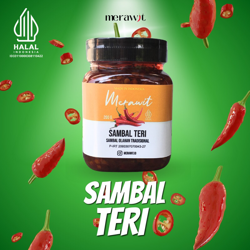 

Sambal Merawit - Sambal Teri / Sambal Rumahan / Sambal Enak / Sambal Pedas / Sambal Lauk