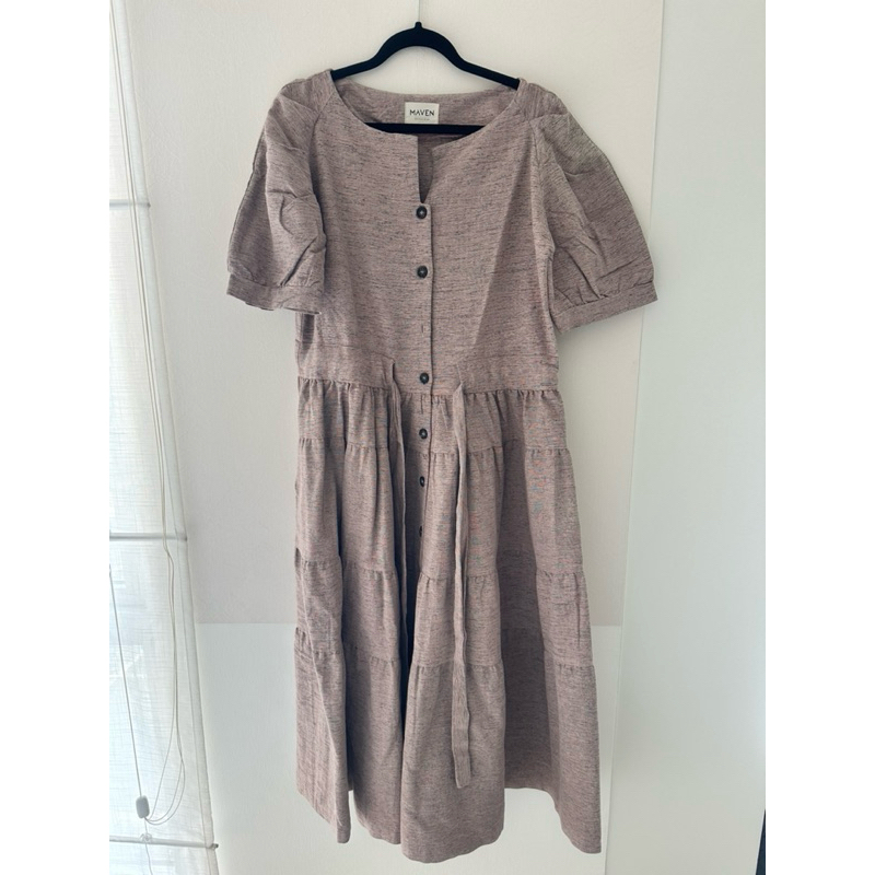 Maven Ophelia dress preloved ada defect nya pd warna kain