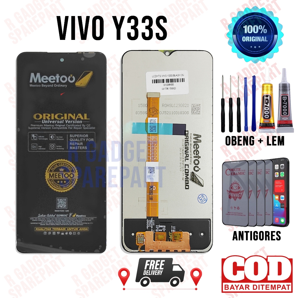 Lcd Y33S Original OEM Quality Lcd Touchscreen Vivo Y33S Fullset