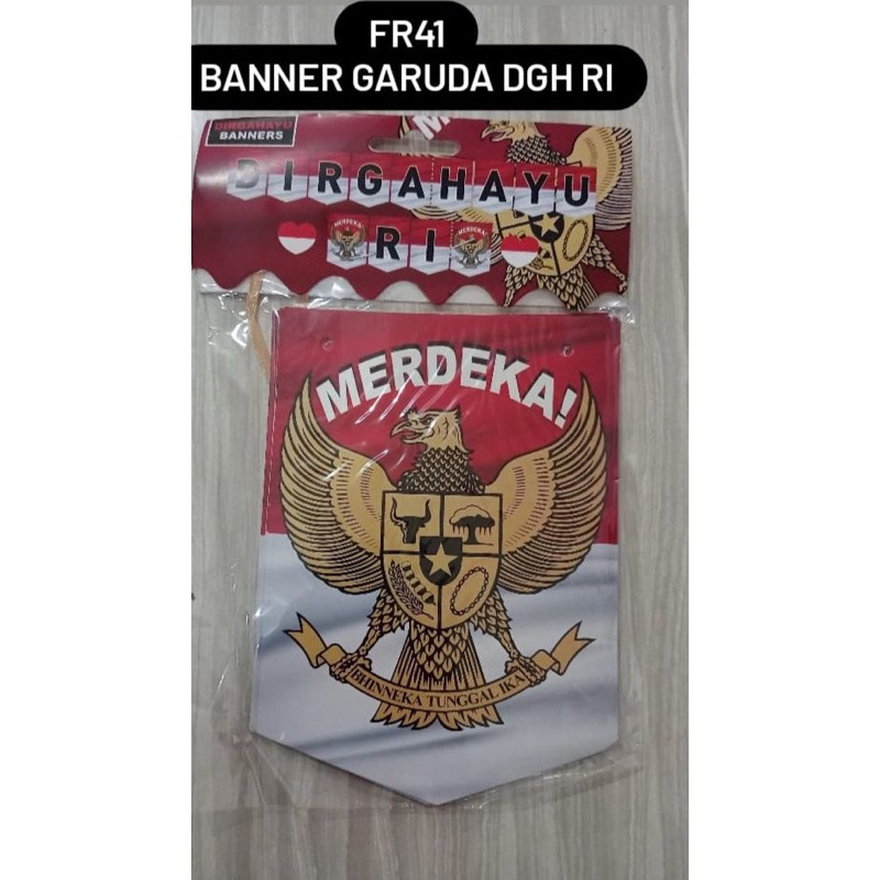 Benner Dirgahayu RI / Banner agustusan / Dekorasi agustusan