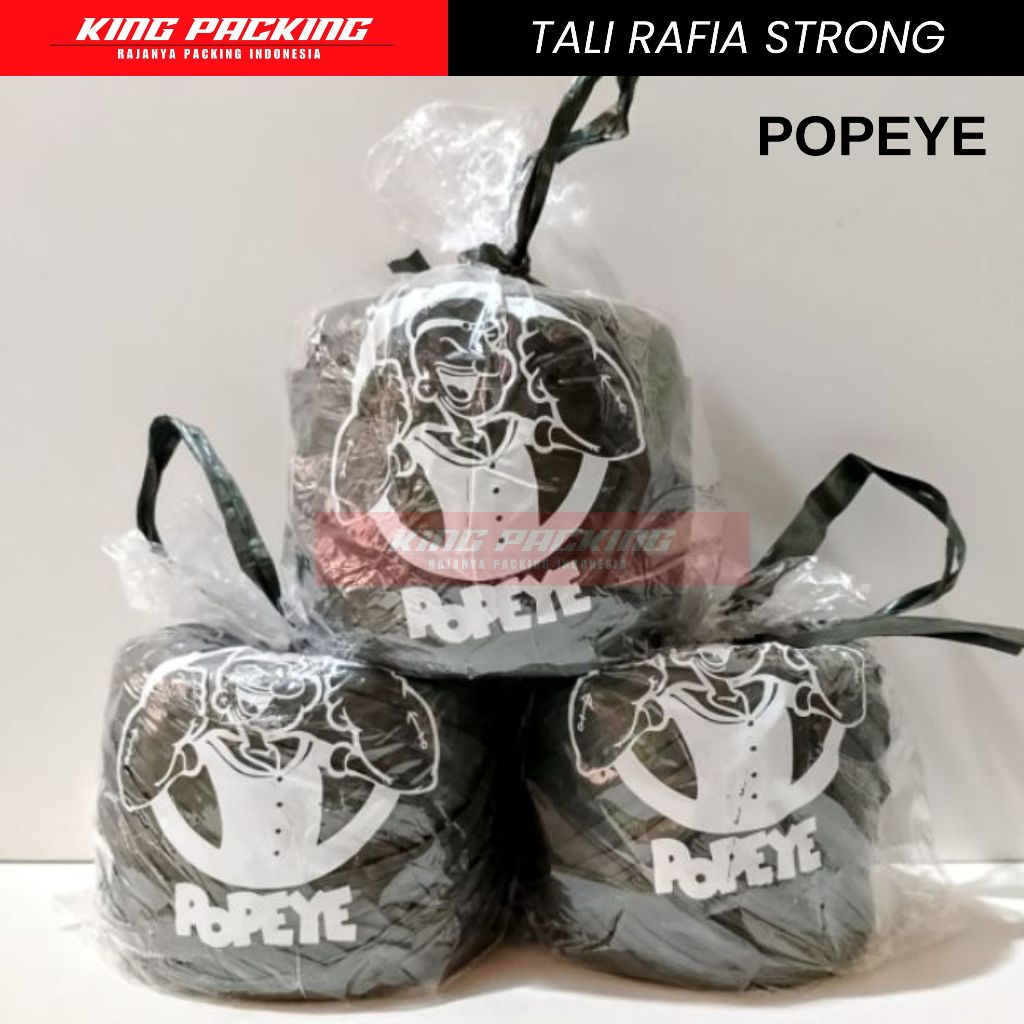 

Tali Rafia Hitam Super Strong 1Kg - Popeye