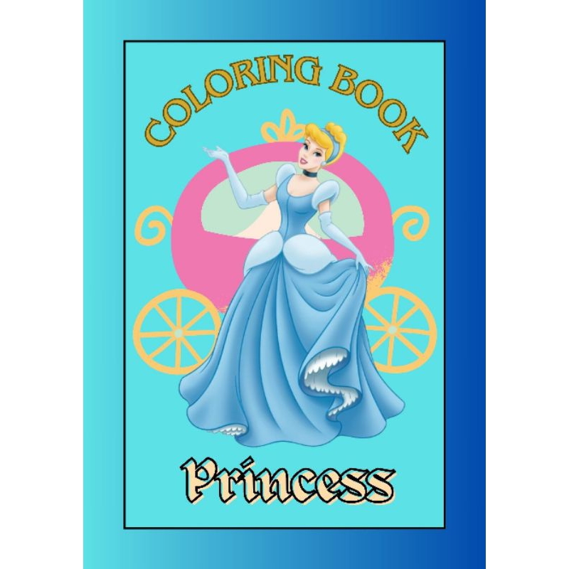 PRINCESS (pdf) Coloring Book, Buku Mewarnai untuk Anak l pdf