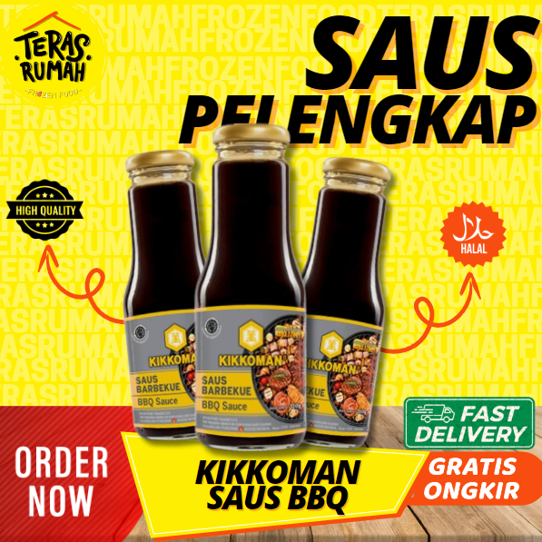 

KIKKOMAN SAUCE - SAUS BBQ BARBEKUE 300gr