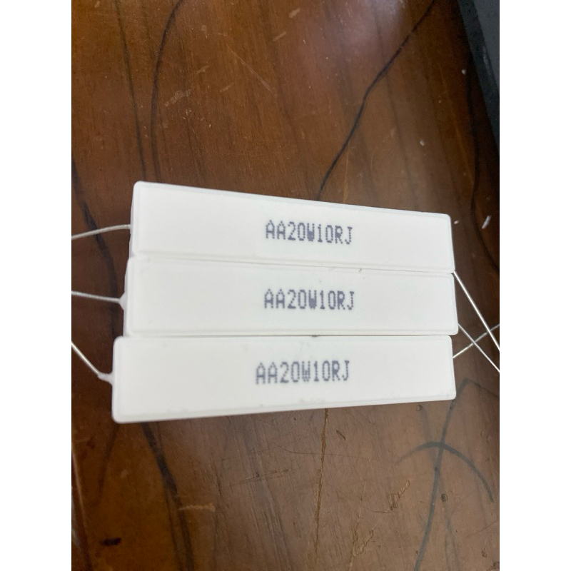 Resistor Kapur 20w 10ohm original Murah Bagus Resistor 20 watt 10 ohm