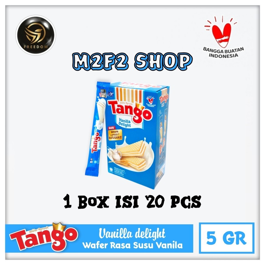 

Tango Wafer Vanilla Delight Stick | Krim Vanila Susu Stik - 5 gr (Kemasan 1 Box)