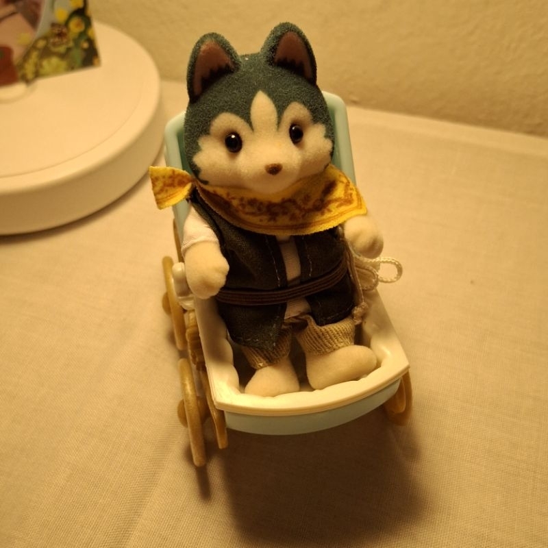 sylvanian families bruce husky brother