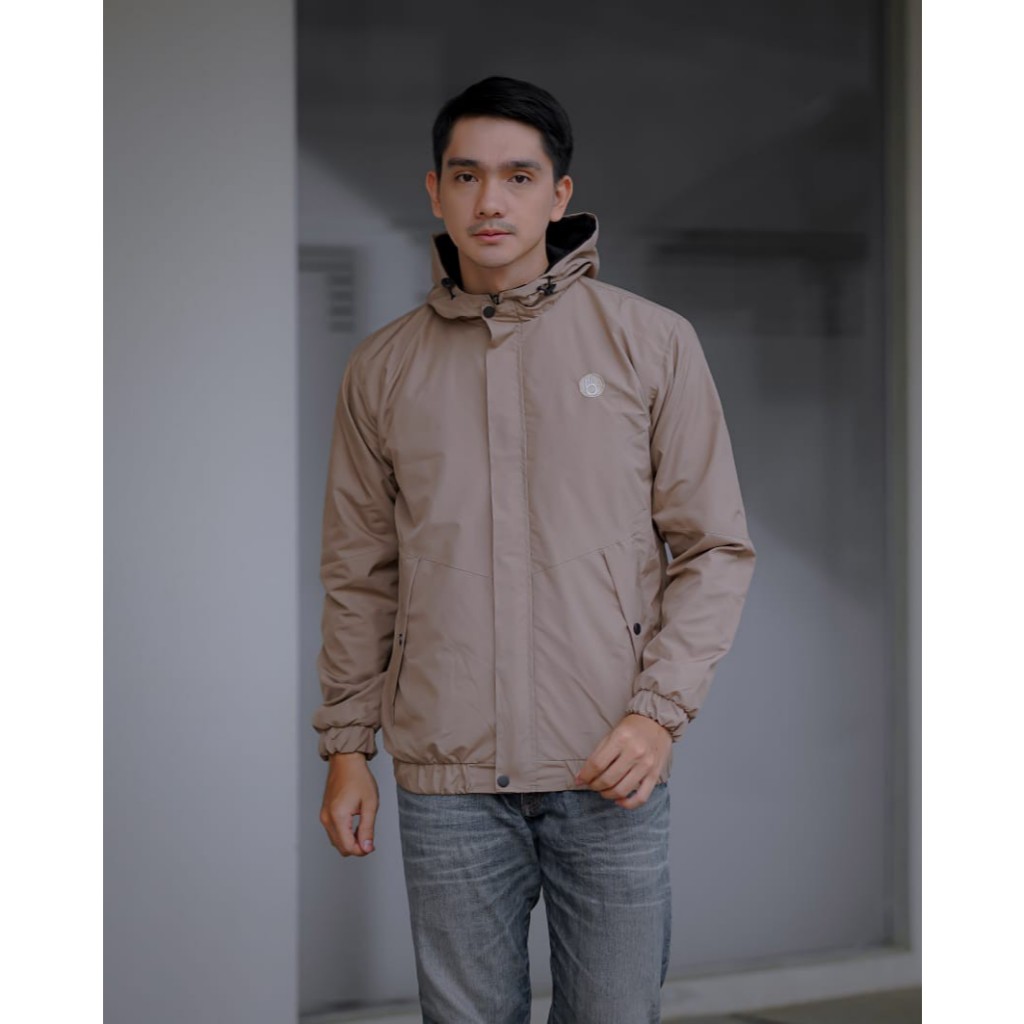 Jaket Pria Parasut The Bojiel Waterproof Jaket Parasut Pria dan Wanita Jaket Taslan Pria Anti Air