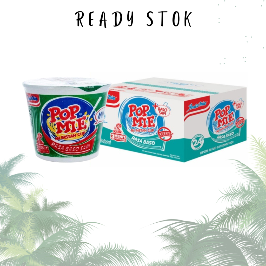 

Pop Mie Mini Kuah Rasa Baso 24X38gr (KARTON)