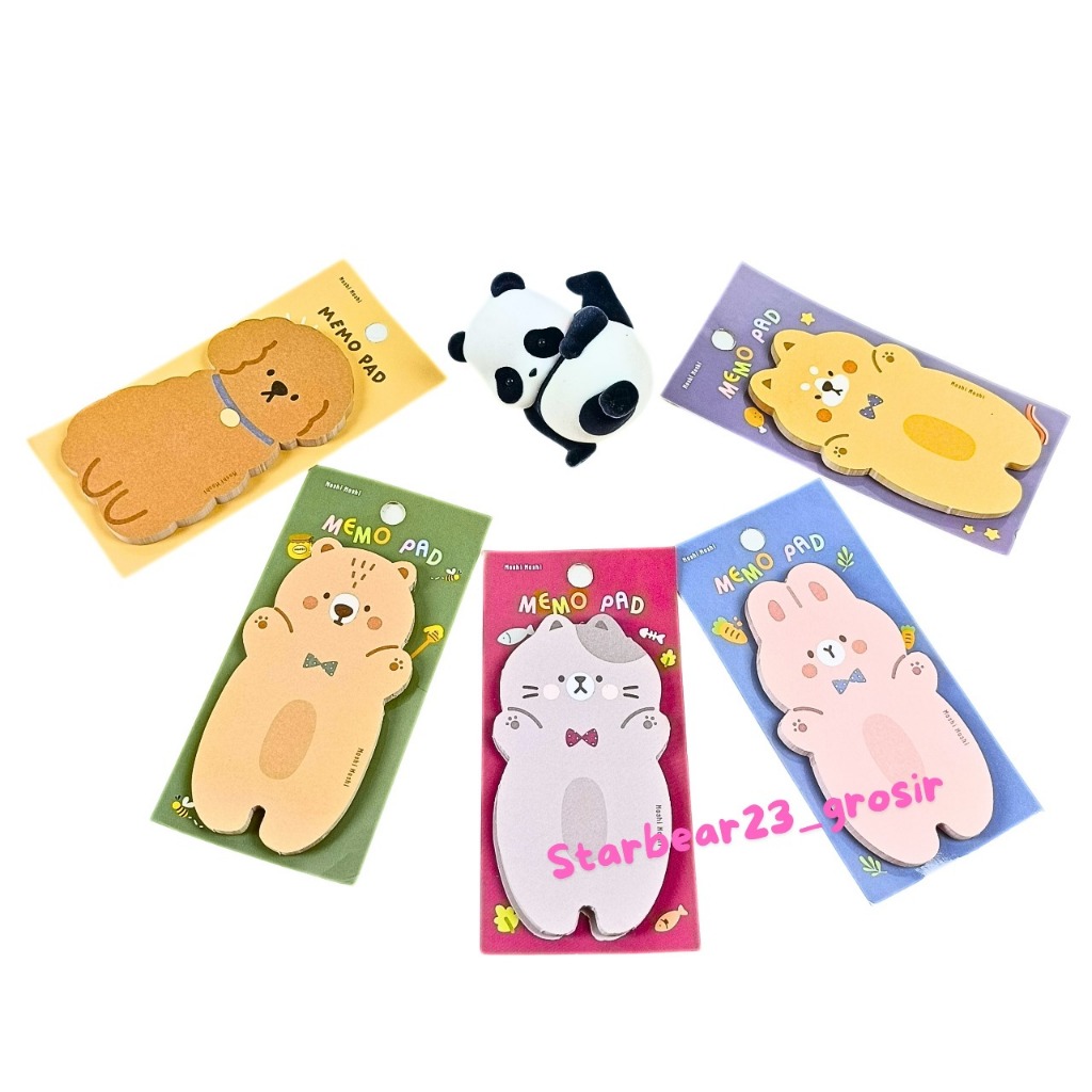 

Memo pad single the cute bear import ( TMM 10)