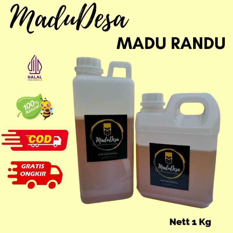 

Madu Murni Nektar Bunga RANDU 1kg