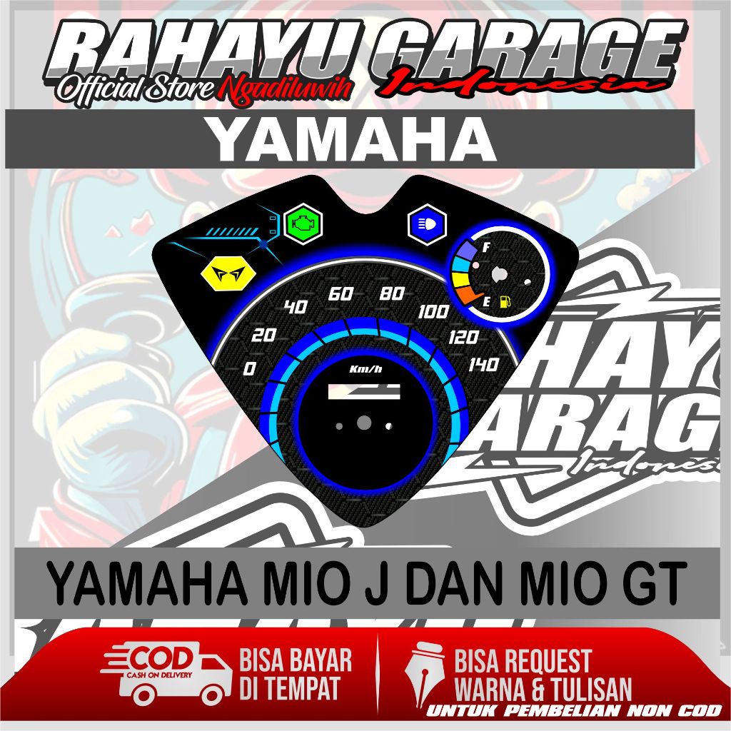PAPAN SPEEDOMETER CUSTOM MIO J MIO GT