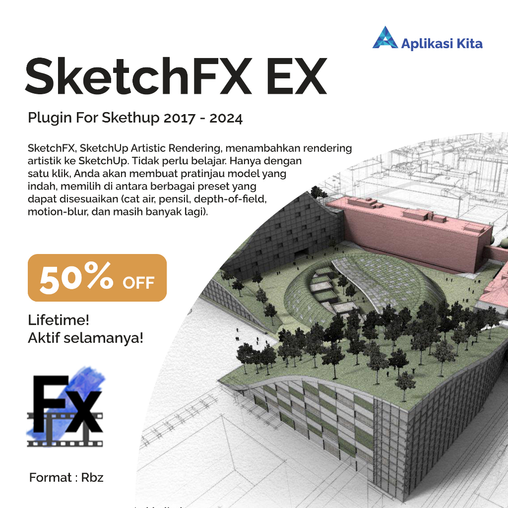 SketchFX EX v4.0.0 for SketchUp - For Windows