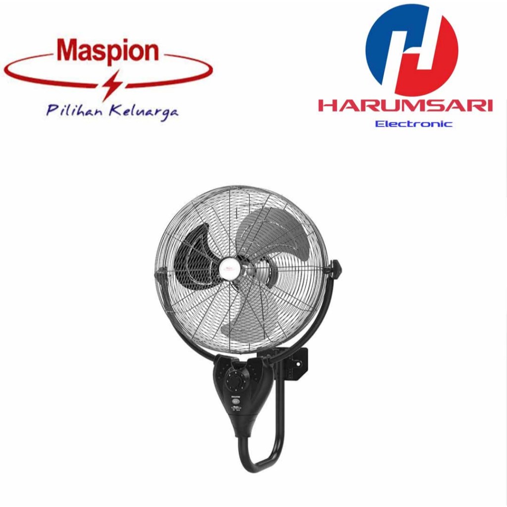 MASPION Kipas Angin Dinding (Tembok) Besi Tornado 20 Inch PW-501W