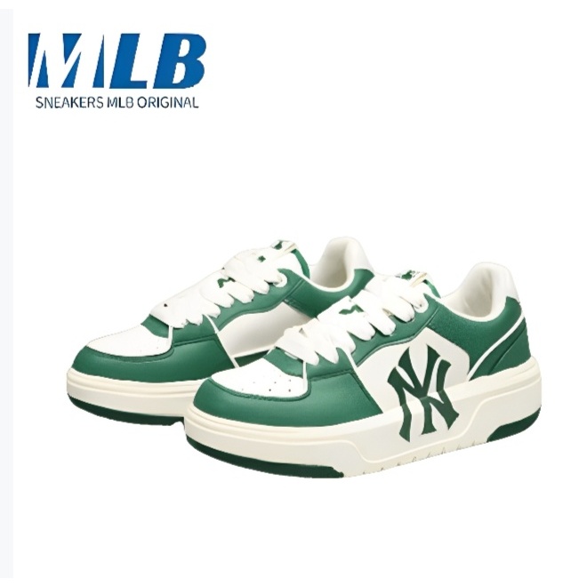 Sepatu MLB Chunky Liner Basic NY Yankees Green / MLB Original