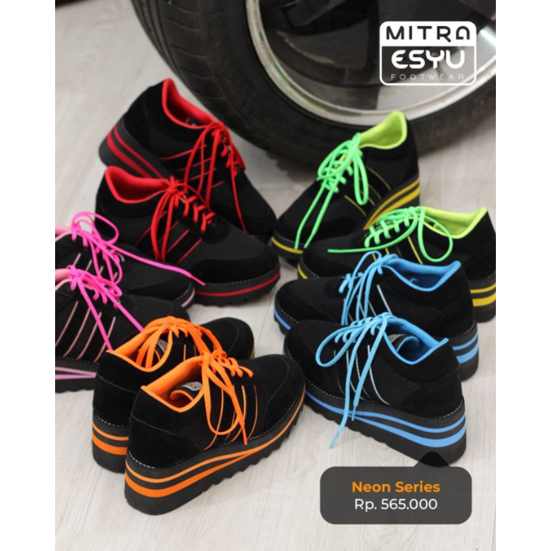 EsyuFootwear#Sepatu Wanita#Neon Series