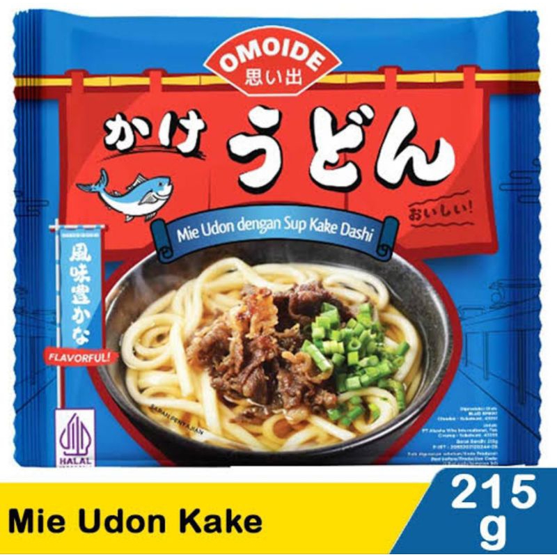 

OMOIDE MIE UDON DENGAN SUP KAKE DASHI 215 GRAM