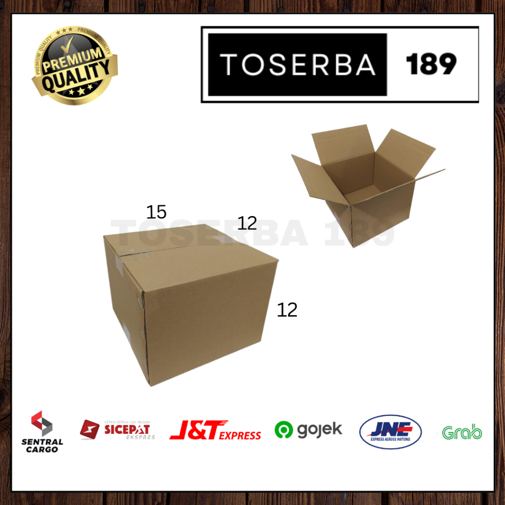 

Kotak kardus box packing uk 15x12x12 SHEET POLOS