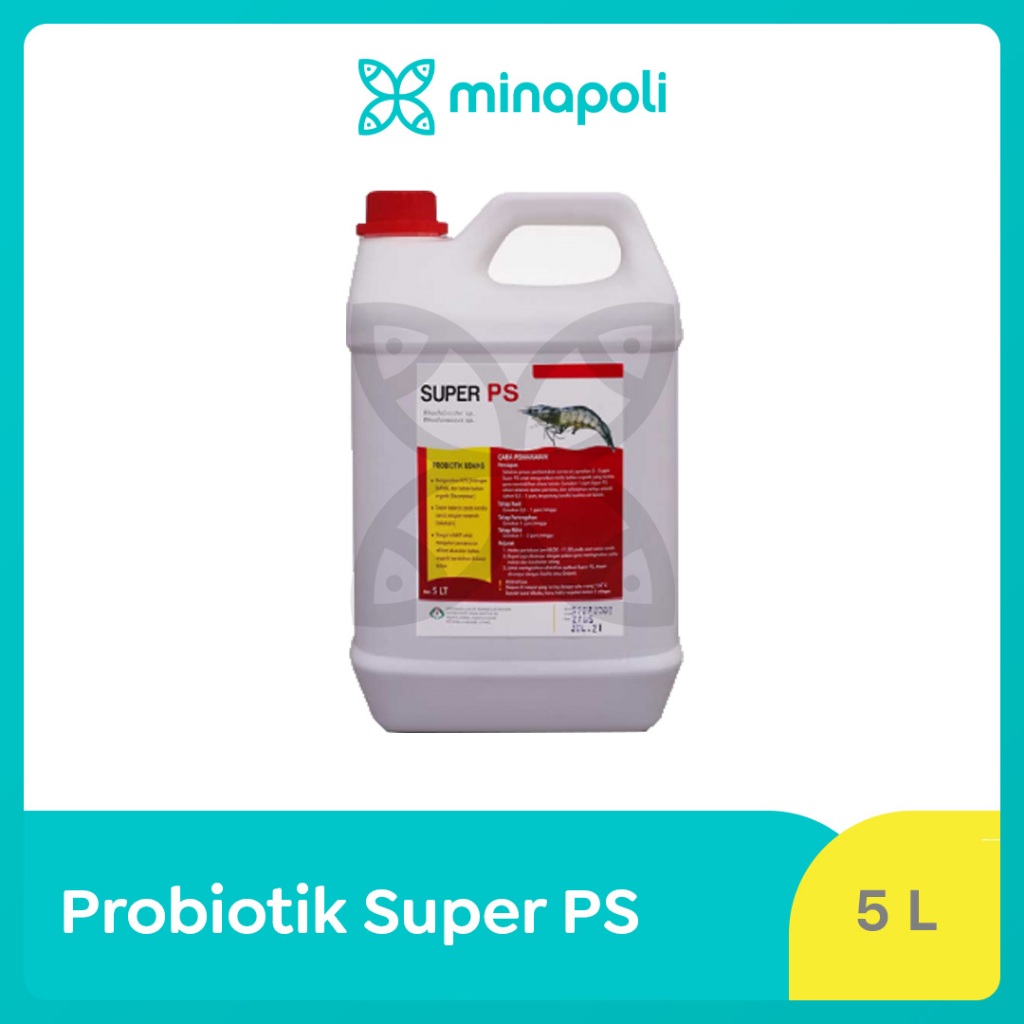 PROBIOTIK UDANG DAN IKAN SUPER PS KEMASAN 5 LITER