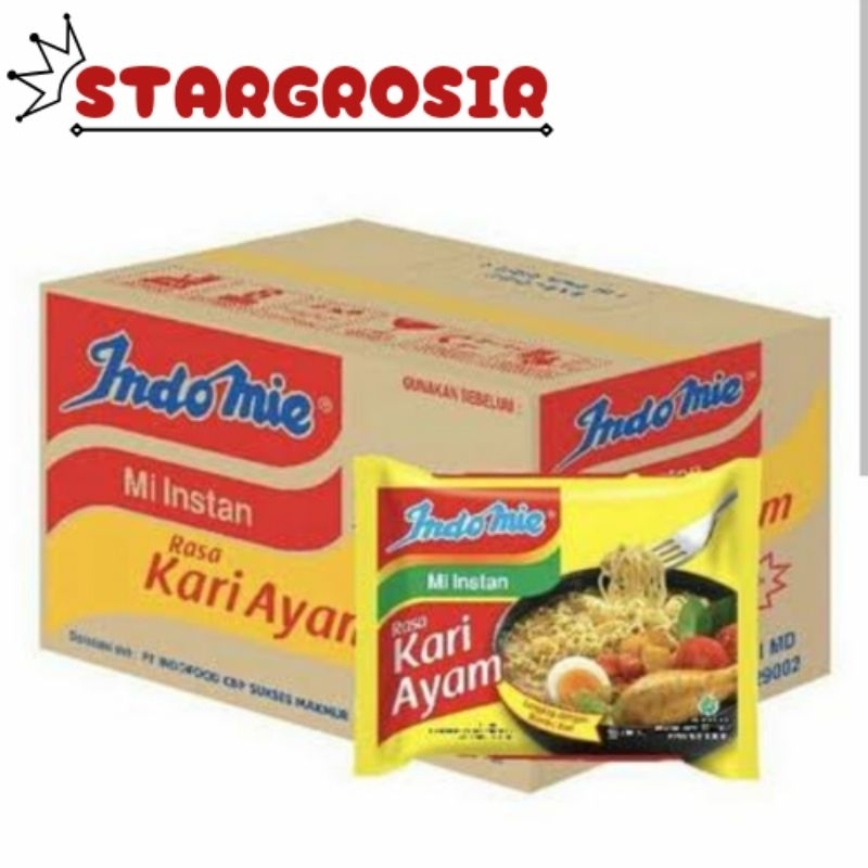 

Indomie Kari Ayam 1 Dus isi 40