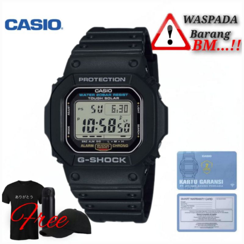 CASIO G-SHOCK G-5600UE-1DR / G-5600UE-1DR TOUGH SOLAR ORIGINAL