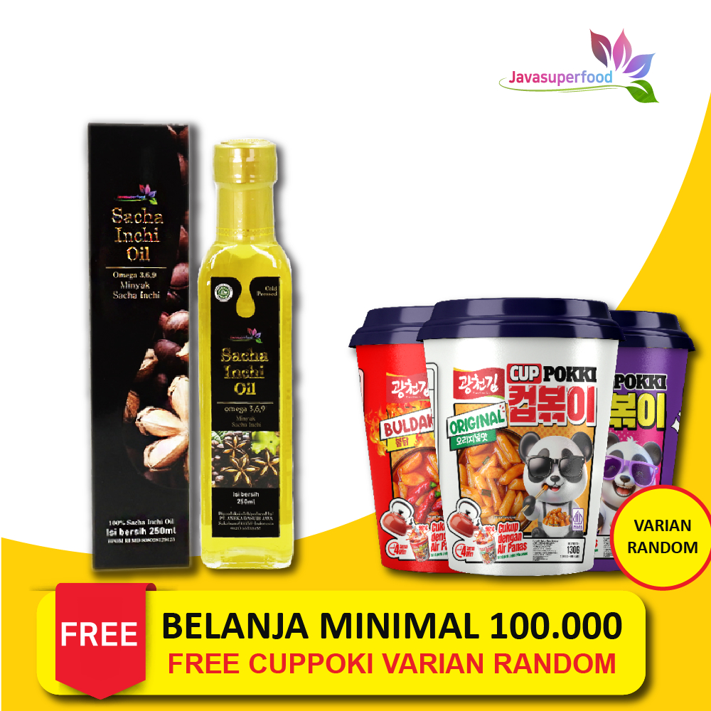 

MINYAK SACHA INCHI / SACHA INCHI OIL 250 ML JAVA SUPER FOOD