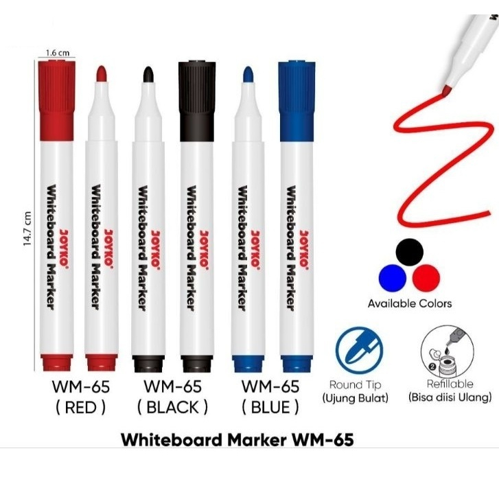 

SPIDOL WHITEBOARD JOYKO WM-65/ SPIDOL TIDAK PERMANEN