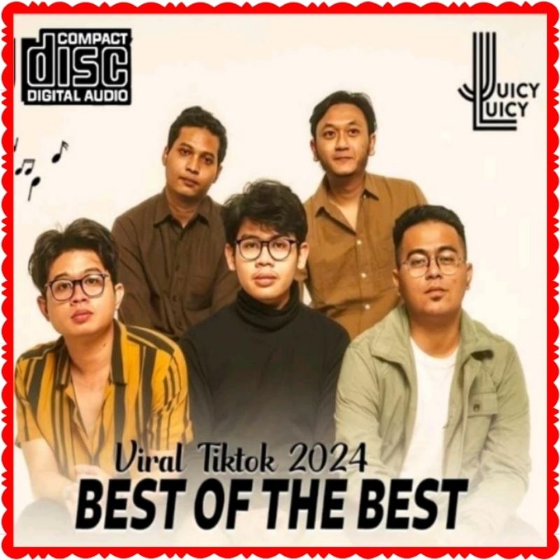 KASET CD COMPACT DISC AUDIO MUSIK LAGU JUICY LUICY-LAGU POP INDONESIA TERBARU-LAGU POP TERBARU 2024-