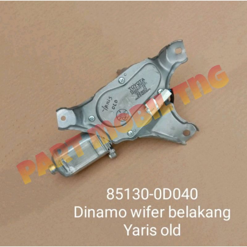 Dinamo Motor Wiper Wifer Belakang Yaris Old/Yaris Bakpao 2007-2013 85130-0D040