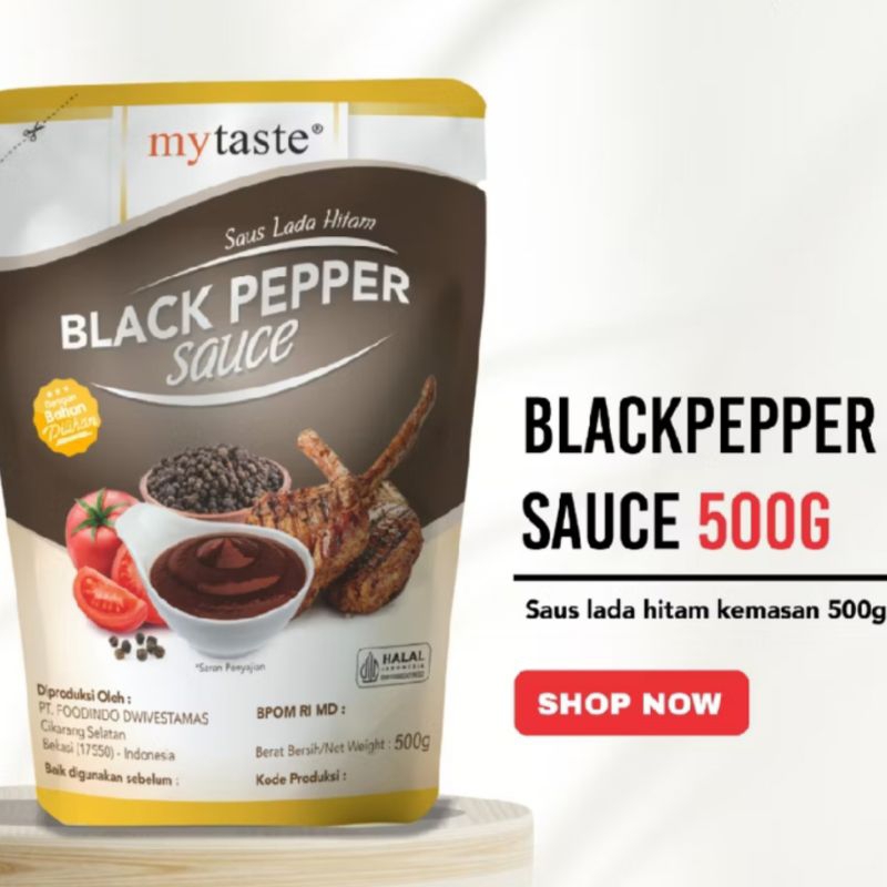 

My Taste Blackpepper Sauce 500gr