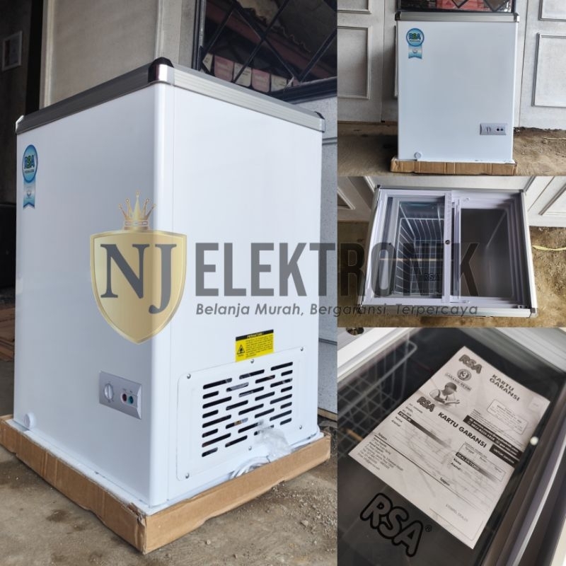 FREEZER RSA 100L FREEZER ICE CREAM FREEZER MURAH MERIAH