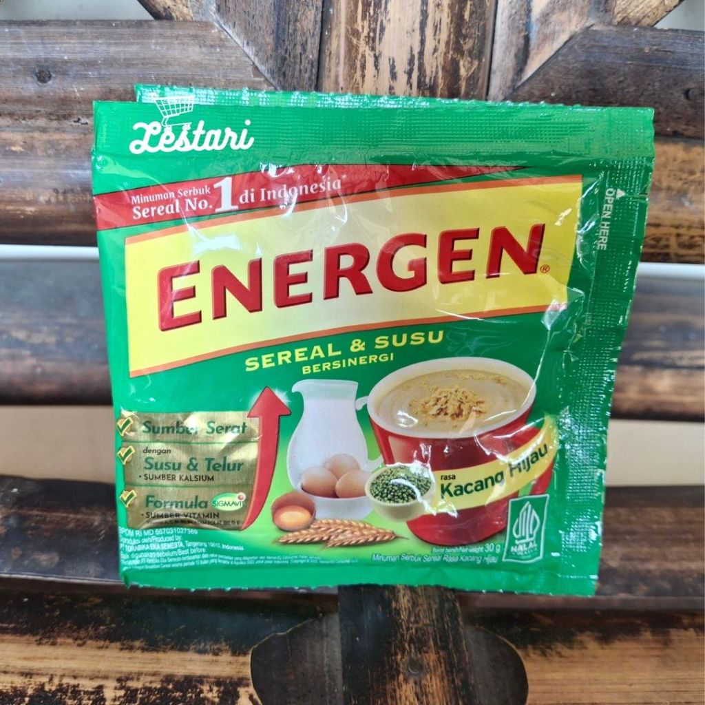 

Energen Sereal Sachet Bubuk 29gr - Kacang Ijo 5pcs / 10pcs