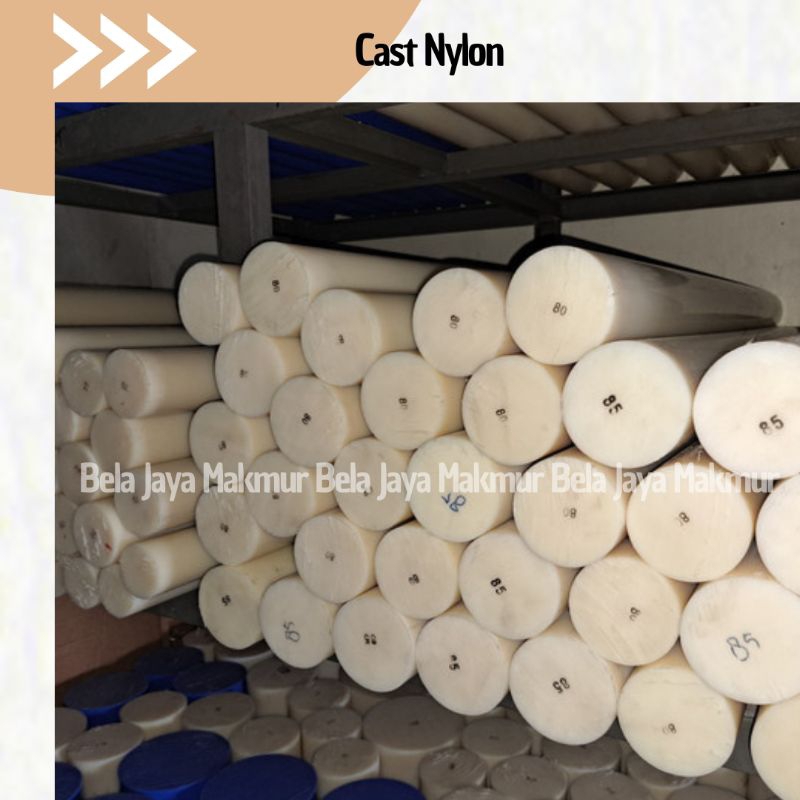 Nylon Batangan Tebal 50mm 55mm 60mm Cast Nylon Rod/ Cast Nylon Batangan