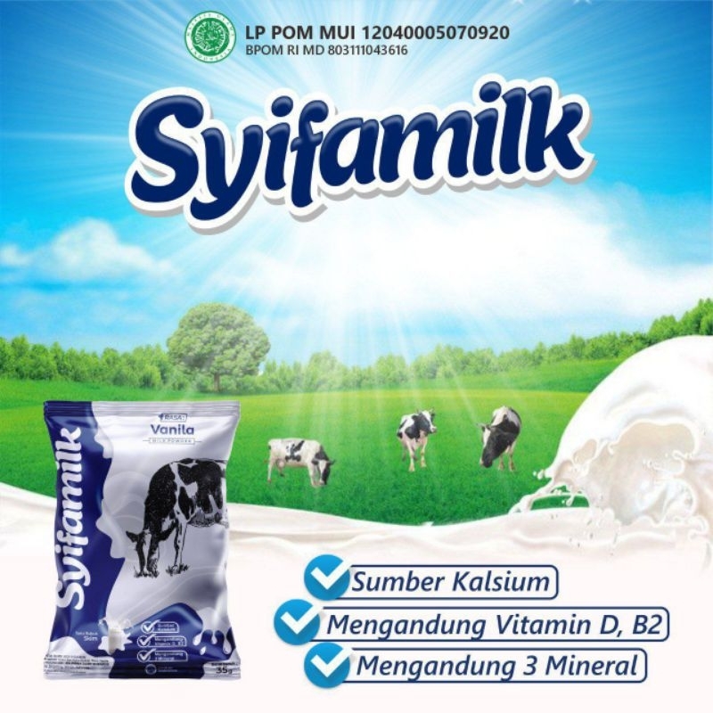 

Susu Sapi Syifamilk 350gr Varian Rasa Vanila