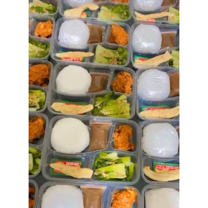 

Paket Hemat Nasi Bento 3 Menu, Bebas Custom menu, Lezat dan Murah untuk berbagai acara, Hanya untuk pengiriman di Hari Sabtu/Minggu,Pemesanan minimal H-3.