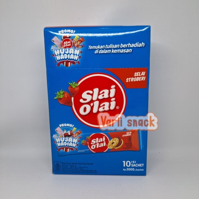 

Biskuit Slai O`lai Biskuit Rasa Stroberi / Bluberry / Nanas 1 Box Isi 10 pcs