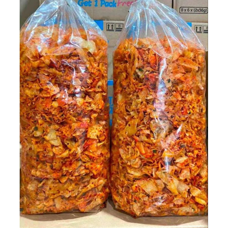 

Kripik Singkong Kripik Pedas Daun Jeruk 1kg Kripik Pedas Manis