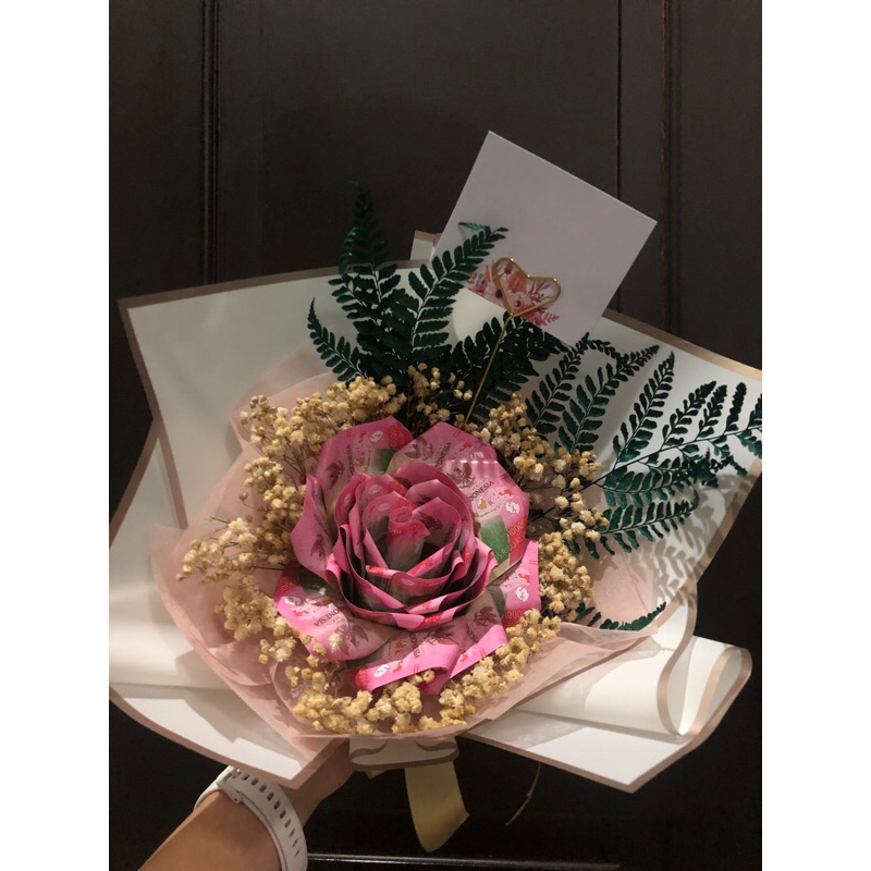 AMORA Money Bouquet Buket Uang 20lembar