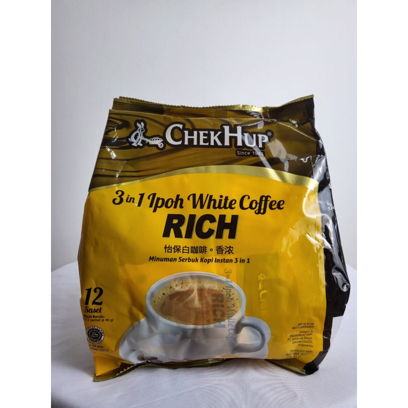 

Chek Hup ( Rich ) Ipoh White Coffee 3 in 1 12’s