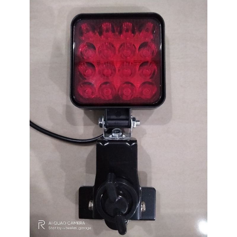 Rear Foglamp RFL/Thirdbrakelamp Universal Mobil Model Jepit Bagasi