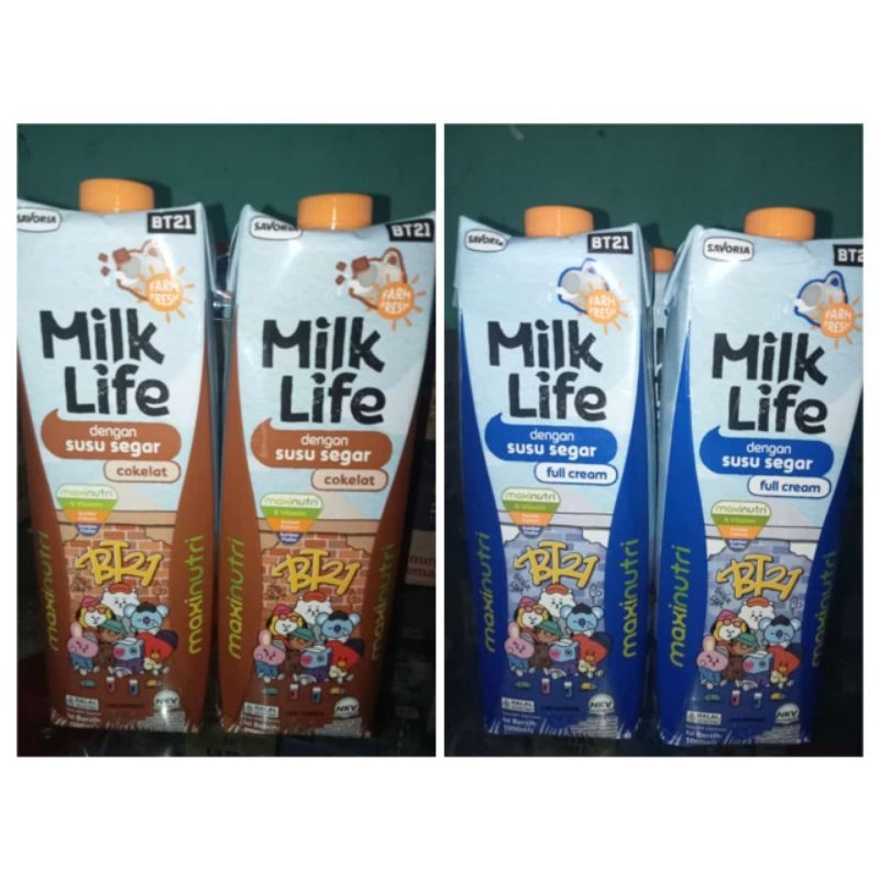 

Susu Milk Life Coklat-Putih 1lt