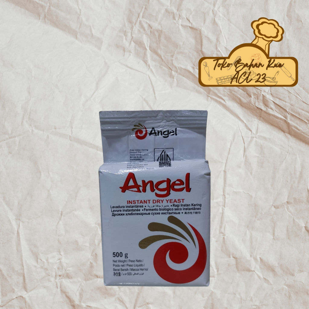 

Pengembang Roti/Ragi Angel Instant Dry Yeast/Ragi Instan Kering Proofing 500gr & Repack