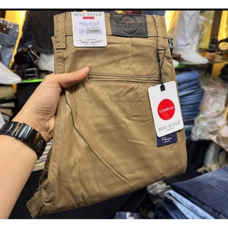 Celana cinos panjang pria RIYU STYLE/celana cinos panjang pria/cinos panjang pria/chinos panjang pri